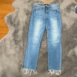 Vervet light wash ankle skinny fit jeans